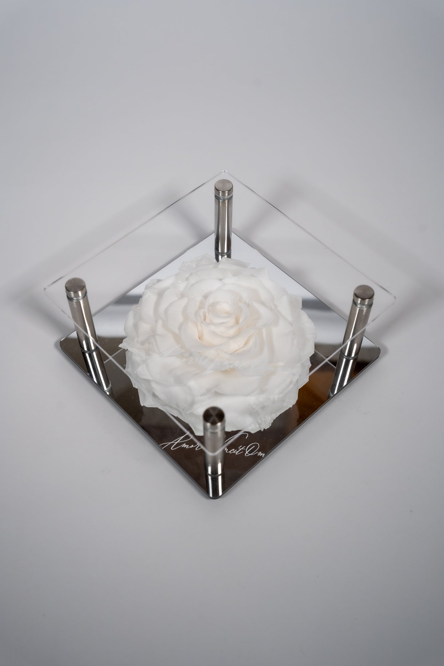 Premium Κουτί με Forever Roses με Καθρέπτη