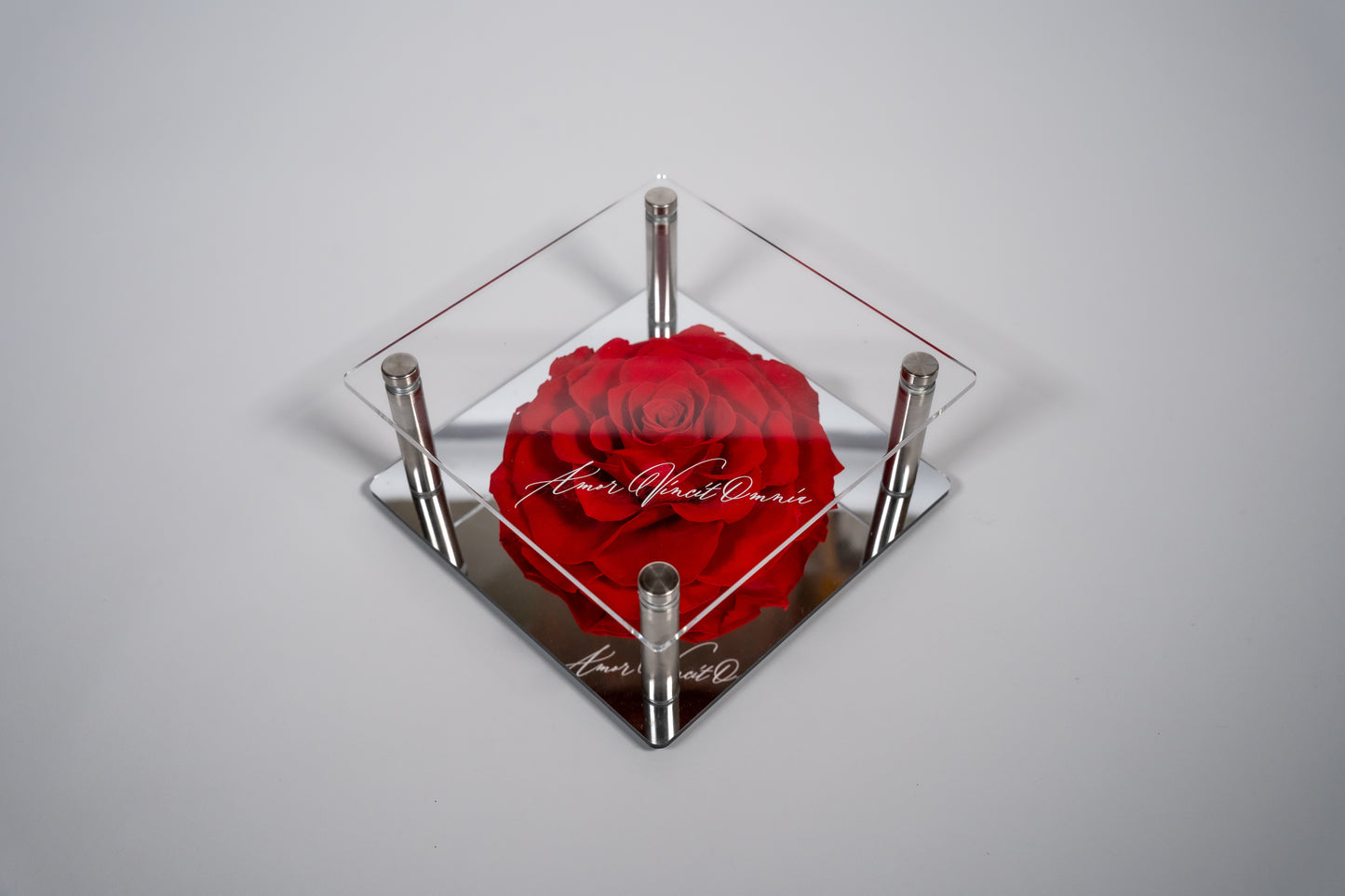 Premium Κουτί με Forever Roses με Καθρέπτη